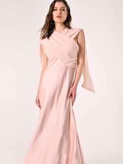 Long Dress in Pink with Ribbons sp_e1