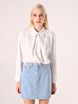 Blusa Bianca con Colletto det_2