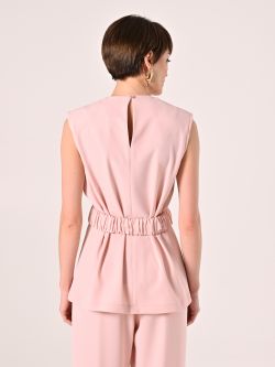 Bluse aus Cady in Rosa det_3