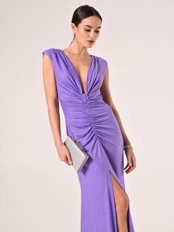 Lavender Long Glitter Dress sp_e1