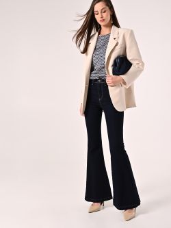 Flared Jeans with Buttons sp_e1