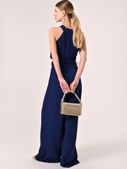 Tuta Blu Navy con Scollo all'Americana det_3