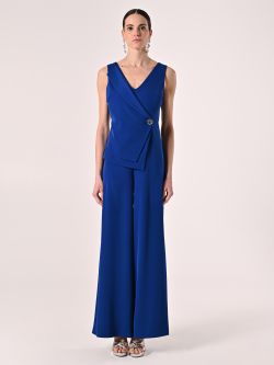 Tuta effetto Gilet Blu Cina det_1