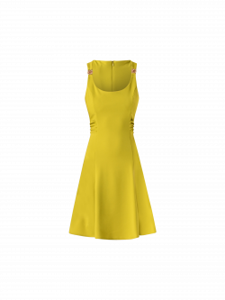Vestido de vuelo lima con tirantes de joyas det_4