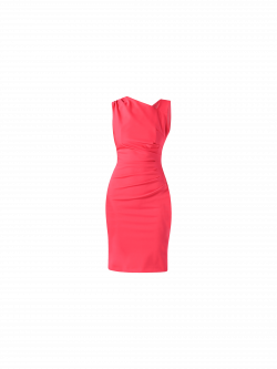 Fuchsia Milano-stitch Sheath Dress det_4