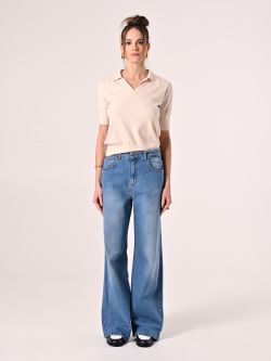 Jeans Palazzo en toile claire det_1