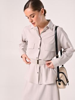 Giacca Utility color Grigio Perla  sp_e1