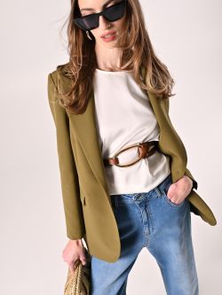 Bluse aus Satin in Weiß sp_e1