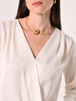 Bluse mit langen Ärmeln in Weiß in_i5