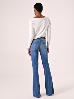 Jeans Flared Lavaggio chiaro det_3