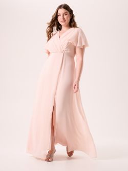 Curvy Long Pink Dress in_i7