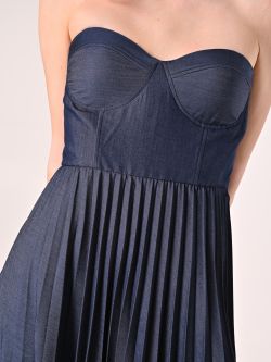 Bustier-Kleid in Blau in_i5