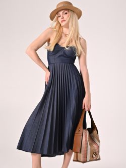 Bustier-Kleid in Blau sp_e1
