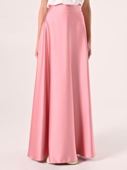 Pink Satin Skirt det_2