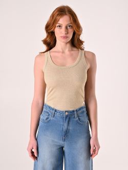 Top aus Lurex in Gold det_2