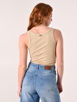 Top aus Lurex in Gold det_3