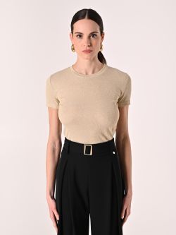 T-Shirt Lurex Oro det_2
