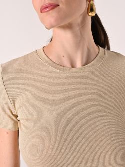 T-Shirt Lurex Oro in_i5