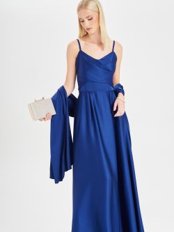 Rinascimento atelier Long Blue Dress in_i7