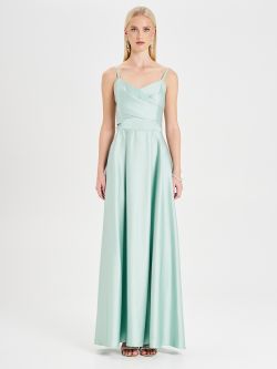Rinascimento atelier Long Sage Green Dress det_1