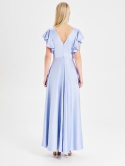 Rinascimento atelier Light Blue Knot Dress det_3
