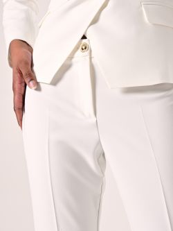 Trousers in White Technical Fabric in_i5