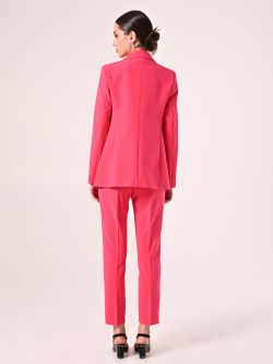 Pantaloni in tessuto tecnico Fuxia det_3