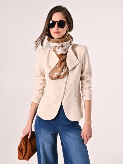 Giacca Zip in Scuba mano Crepe sp_e1