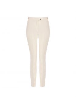 Hose aus technischem Gewebe in hellem Beige det_4