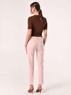 Pantalon rose clair en tissu technique det_3