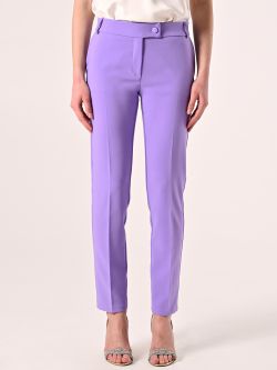Lilac Trousers in Technical Fabric det_2