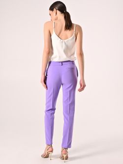Lilac Trousers in Technical Fabric det_3