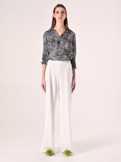 White Palazzo Trousers det_1