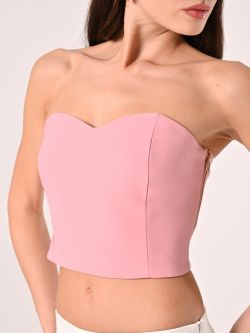 Top in Tessuto Tecnico Rosa Antico in_i5