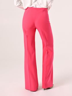 Palazzo Trousers in Fuchsia Technical Fabric det_3
