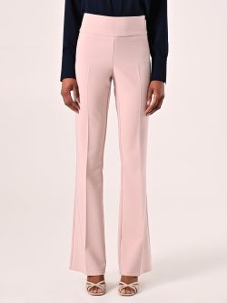 Pantaloni in Tessuto Tecnico Rosa Chiaro con Fascione in Vita det_2