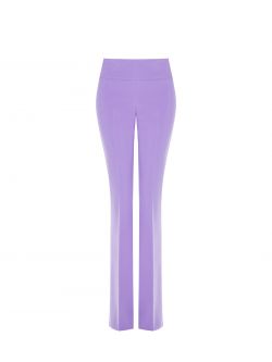 Lilac Trousers in Technical Fabric with Waistband det_4