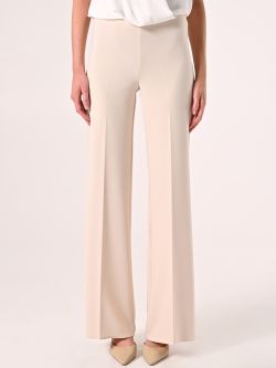 Pantalon beige clair en néoprène det_2