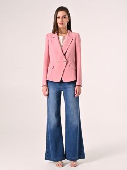 Powder Pink Jacket in Technical Fabric det_1