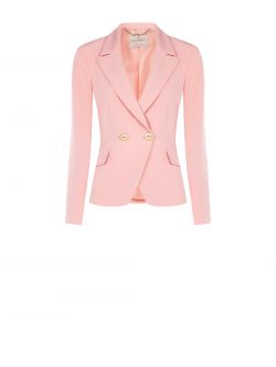 Powder Pink Jacket in Technical Fabric det_4