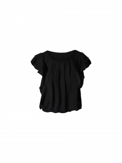 Bluse mit Flügelärmeln det_4