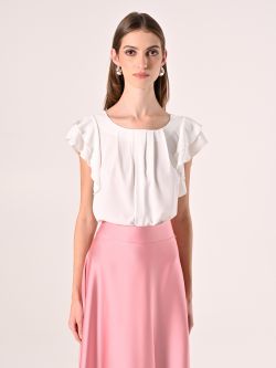Bluse mit Flügelärmeln det_2