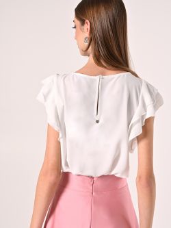 Bluse mit Flügelärmeln det_3
