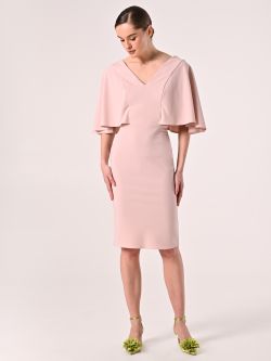 Tubino con Maniche ad Aletta Rosa Chiaro in_i7