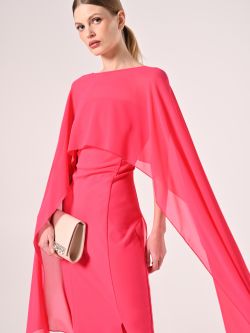 Coprispalle in Georgette Fuxia sp_e1