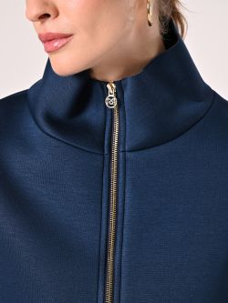 Blue Cape in Scuba Fabric in_i5