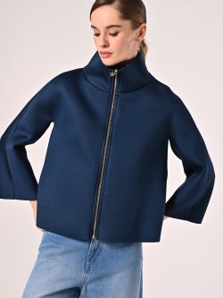 Blue Cape in Scuba Fabric in_i7