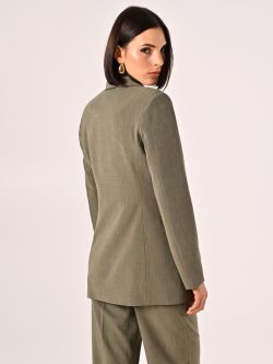 Giacca Verde Militare in Poliviscosa  det_3