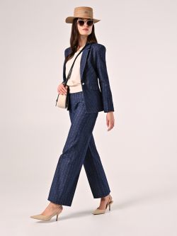 Pinstriped Denim Trousers sp_e1