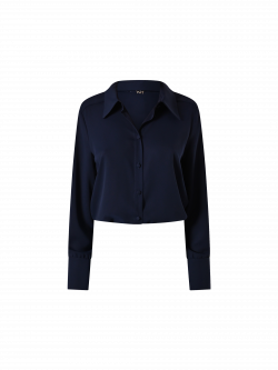 Chemise bleu marine det_4